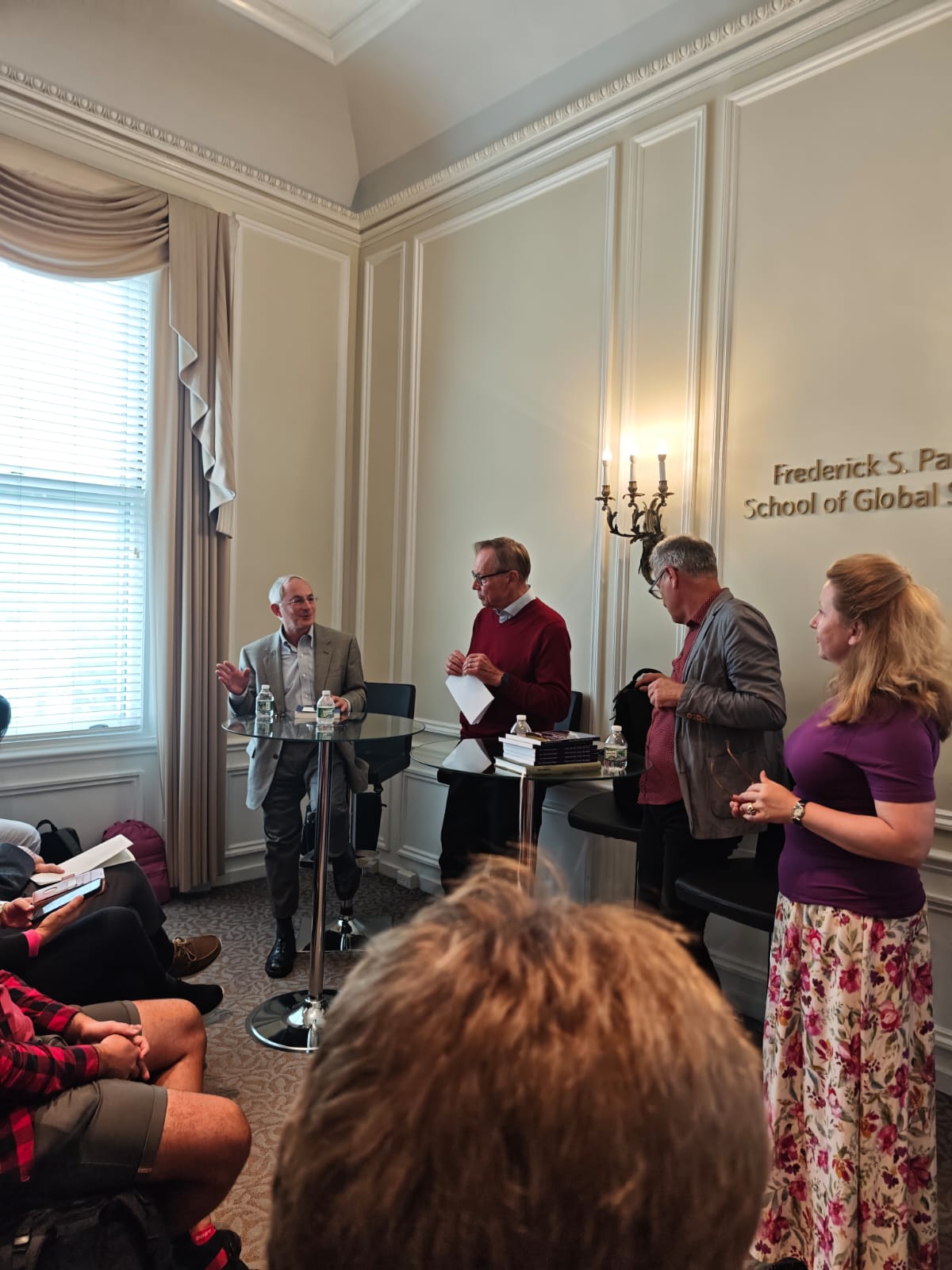 Panel speaker photograph